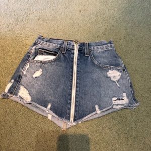 LF denim skirt